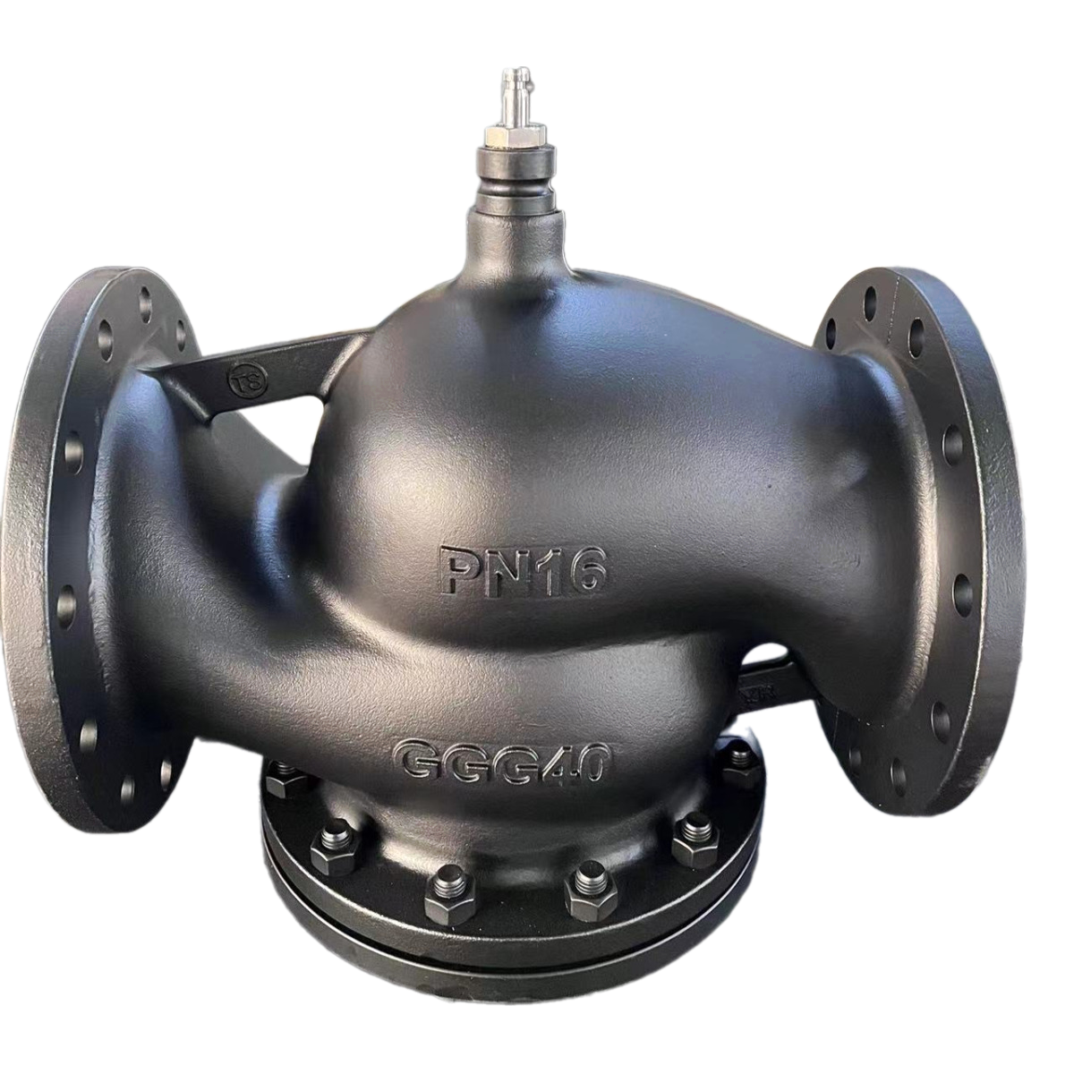 Клапан регулирующий 2-ход фланц PN16 DN200 450м³/ч -20…+130°С