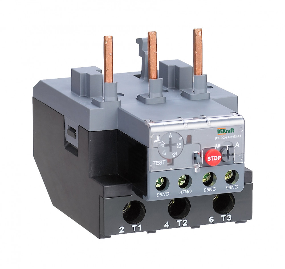 Реле тепловое для контакторов 40А-95А 80.0А-93.0А
