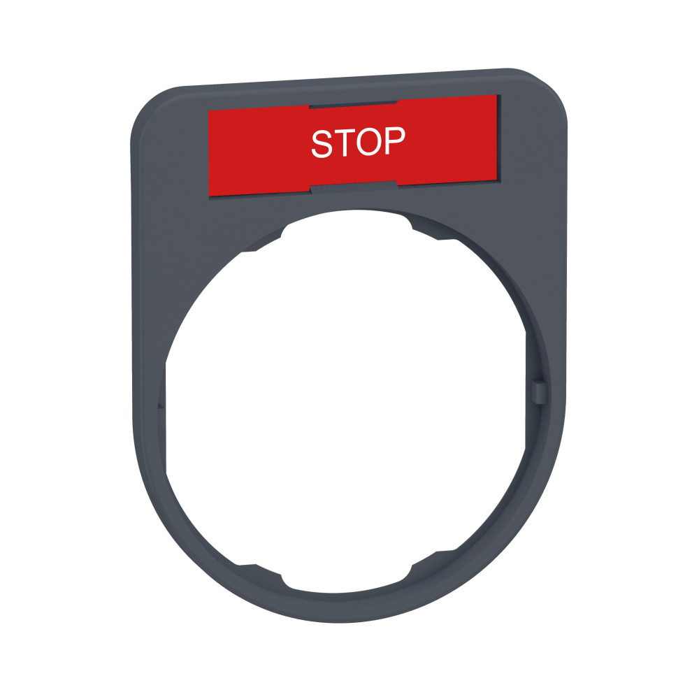 ДЕРЖАТЕЛЬ МАРКИРОВКИ ЗАПОДЛИЦО "STOP", C0