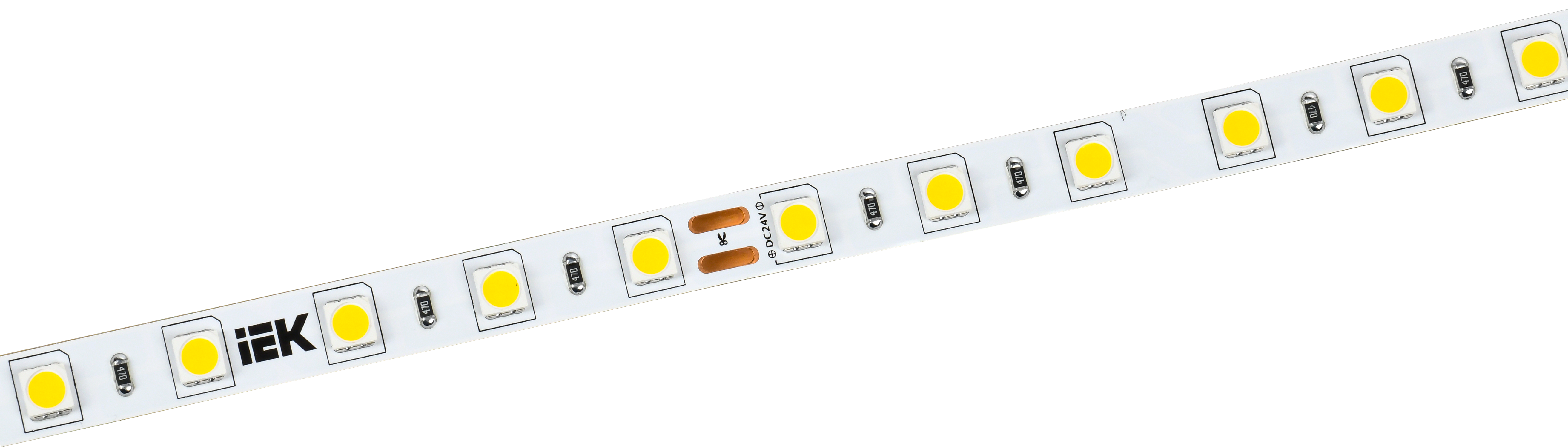 Лента светодиодная 5м LSR-5050W60-14,4-IP20-24В IEK