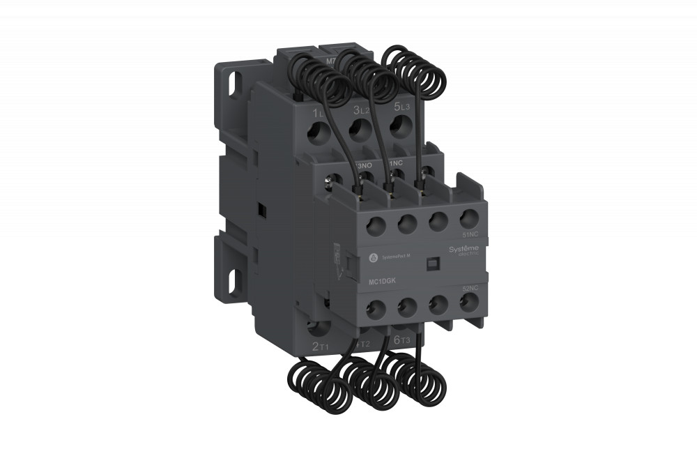 КОНТАКТОР MC1D ДЛЯ КОНДЕНСАТОРНЫХ БАТАРЕЙ 12.5 КВАР 1НО/2НЗ 24V 50/60ГЦ