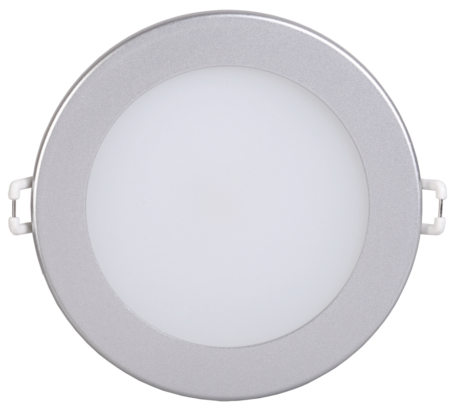 Светильник ДВО 1603 серебро круг LED 7Вт 3000 IP20