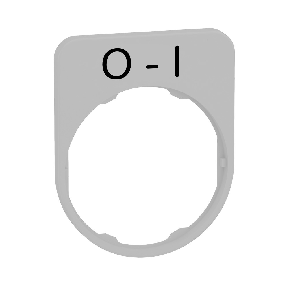 ДЕРЖАТЕЛЬ МАРКИРОВКИ ЗАПОДЛИЦО"О-I" ГРАВ, C1