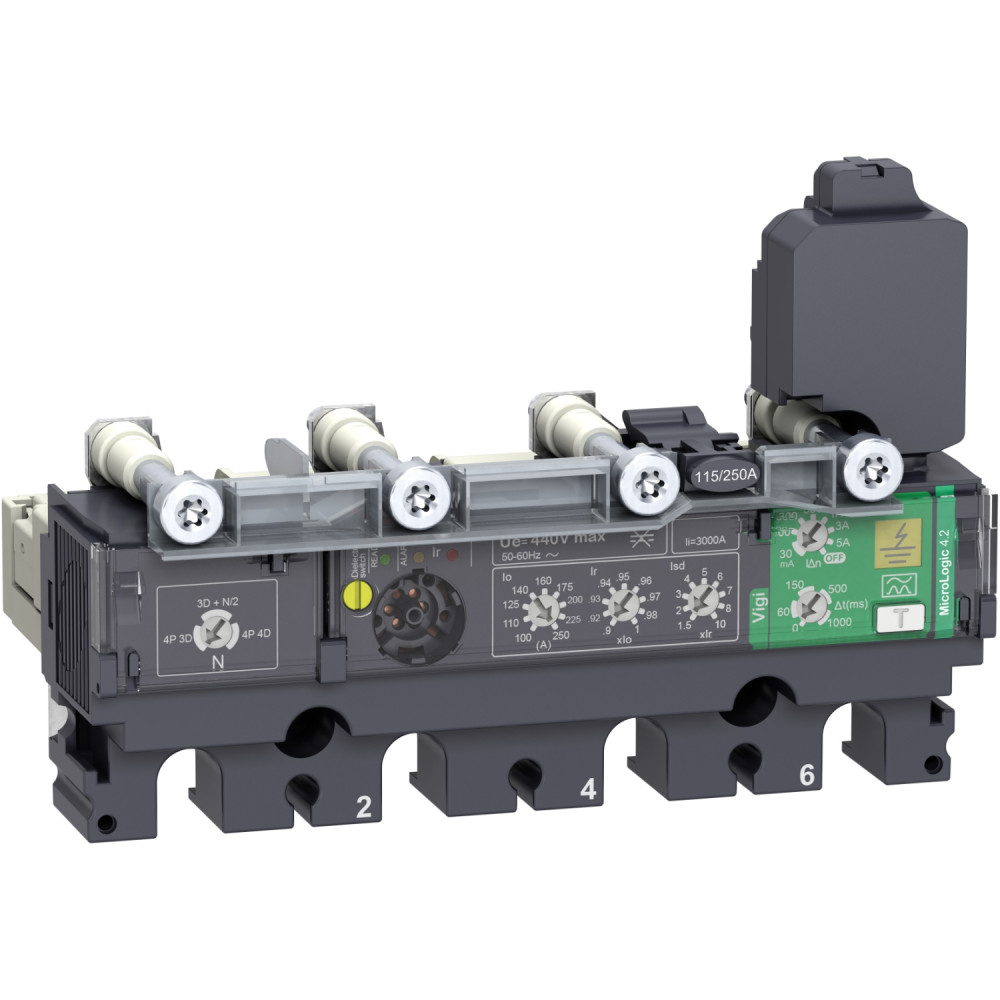 РАСЦЕПИТЕЛЬ NSX250 AC 4П4Т 250A ML.4.2 