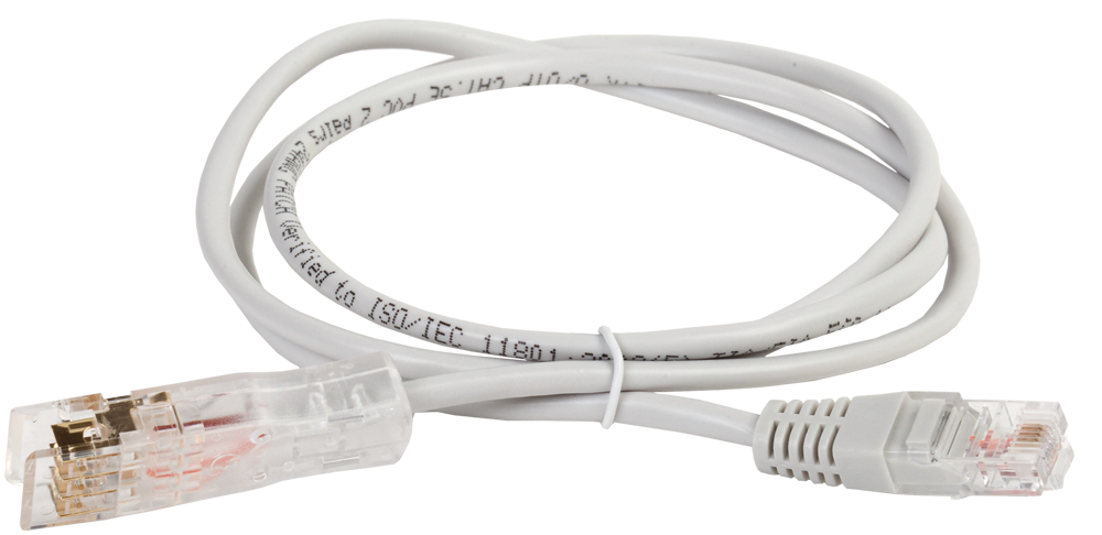 ITK Патч-корд 110-RJ45 2 пары кат.5E 3м серый