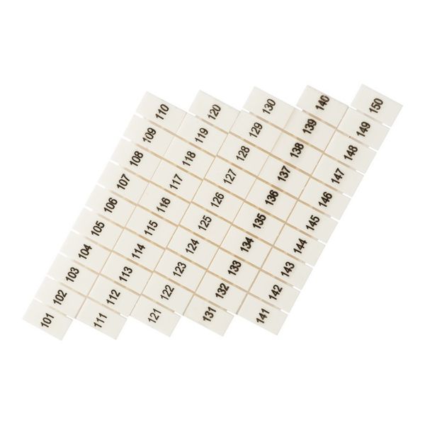 Маркеры для ST 1,5 с нумерацией 100-150 (100 шт.) EKF