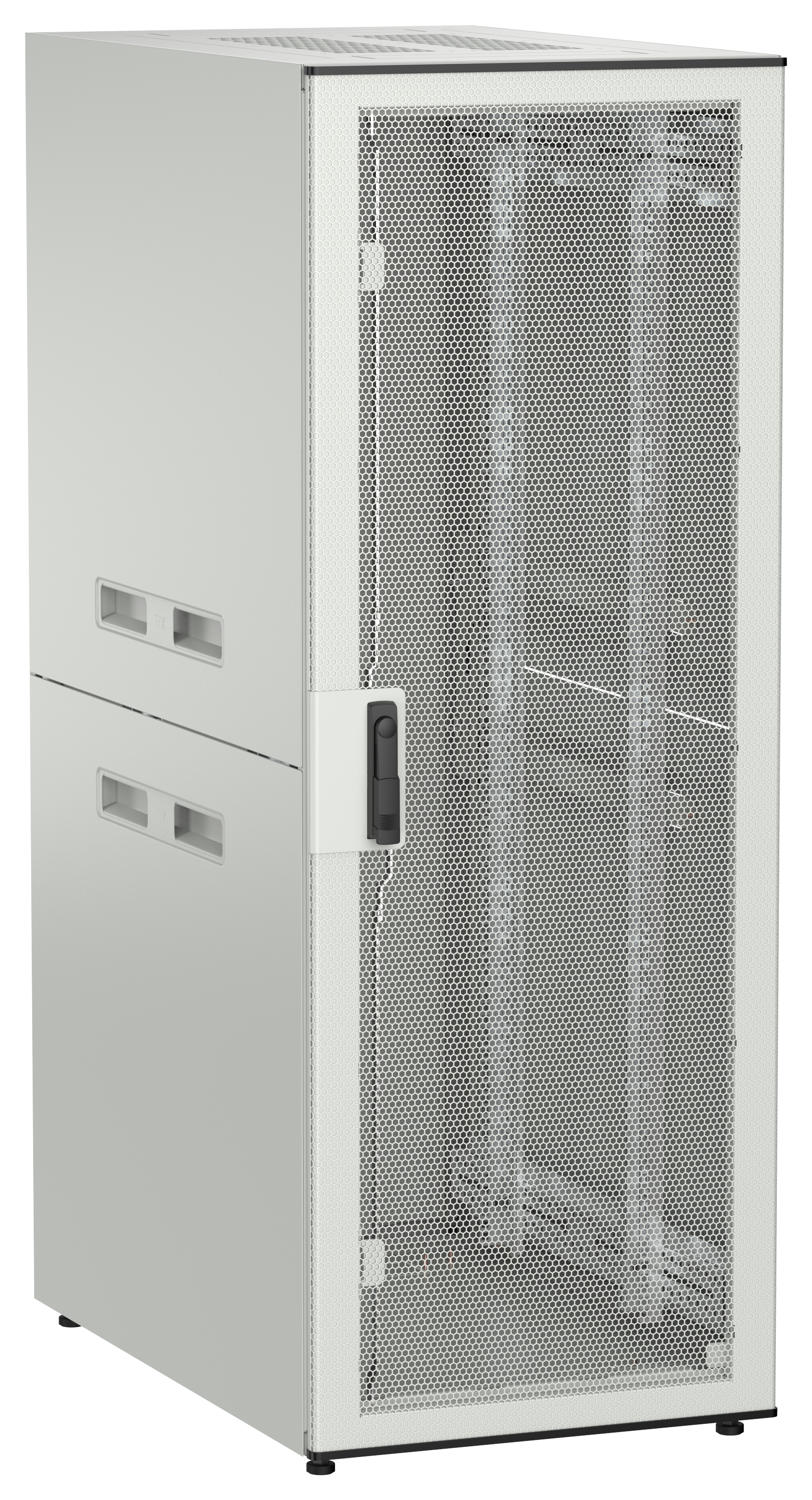 ITK UNITBOX N Шкаф сетевой 19" напольный 33U 600х1000мм перфорированная передняя дверь серый