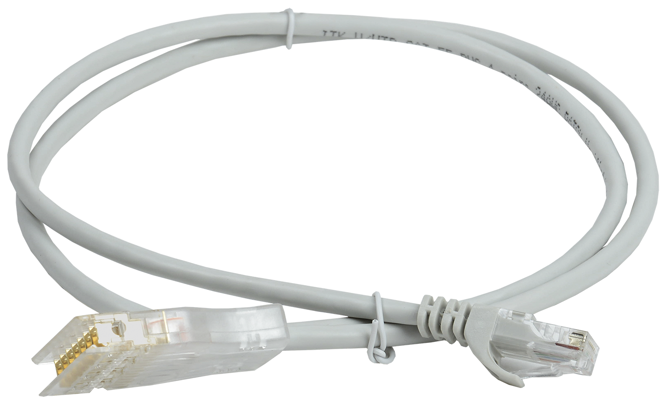 ITK Патч-корд 110-RJ45 4 пары кат.5E 3м серый