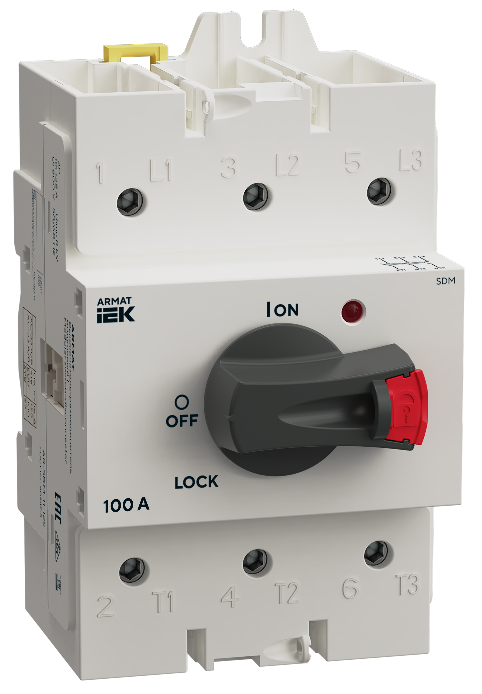 ARMAT Выключатель-разъединитель SDM 3P 100А IEK