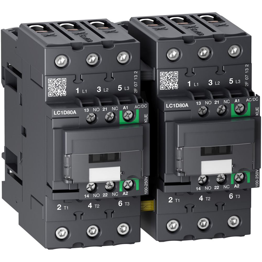 3Р РЕВ.КОНТАКТОР ELINK 80A,48-130В AC/DC