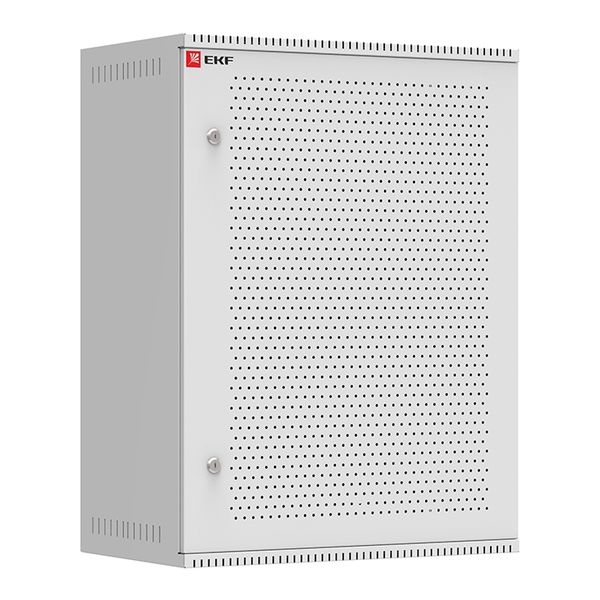 Шкаф телекоммуникационный настенный 15U (600x350) дверь перфорированная, Astra серия EKF PROxima