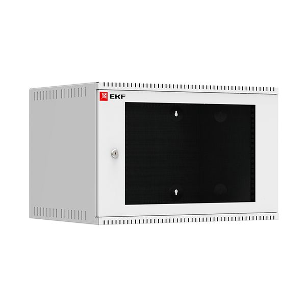 Шкаф телекоммуникационный настенный 6U (600x450) дверь стекло, Astra серия EKF PROxima