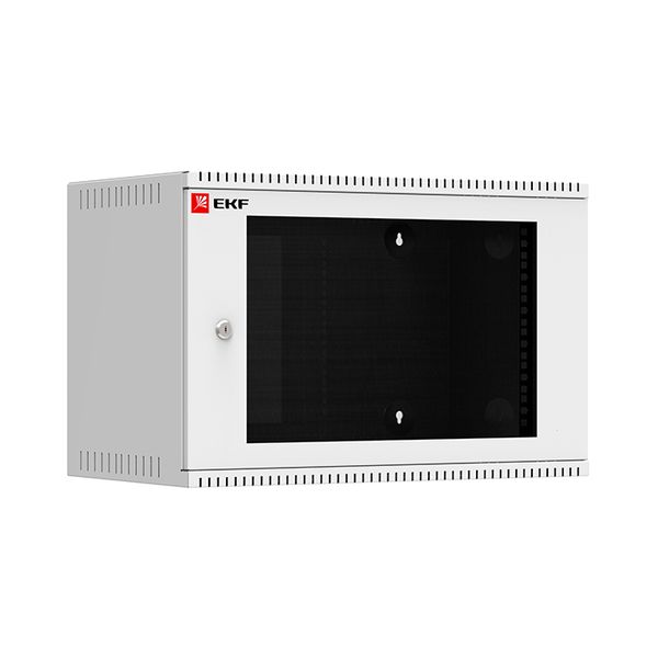 Шкаф телекоммуникационный настенный 6U (600x350) дверь стекло, Astra серия EKF PROxima