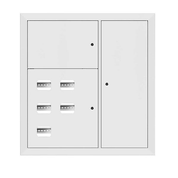 Щит этажный 5 кв. RAL9003 (1000x950x150) EKF Basic