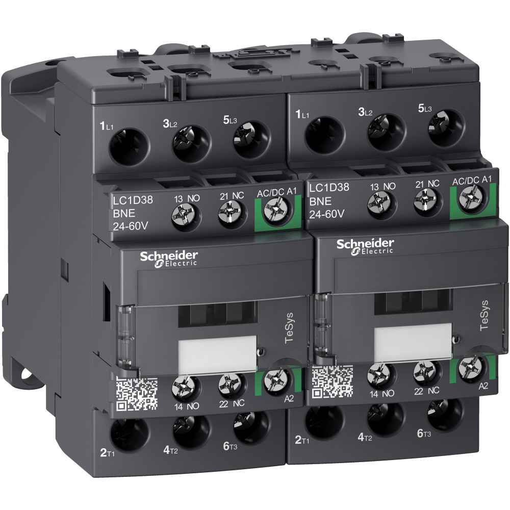 КОНТ.РЕВЕРС.D 3P 440В 38A, 24-60В AC/DC