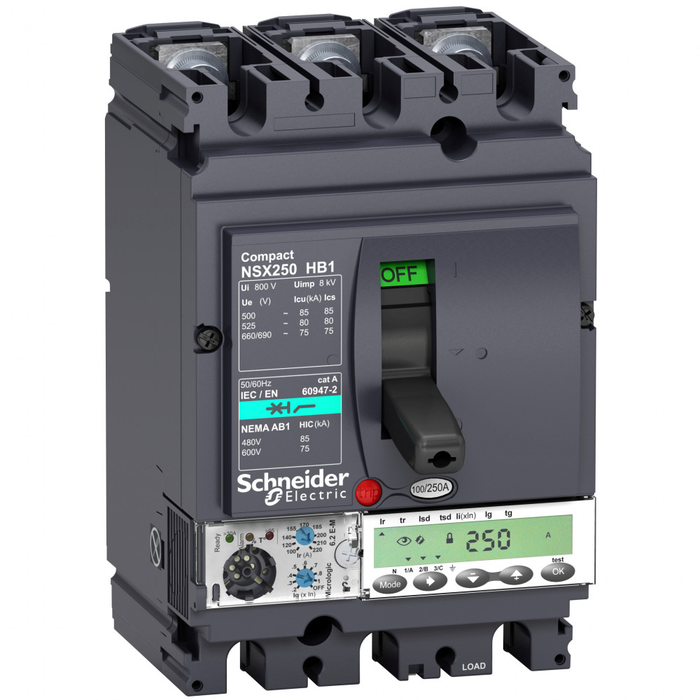 3П АВТ.ВЫК MIC6.2E-M 100A NSX100HB1 690B