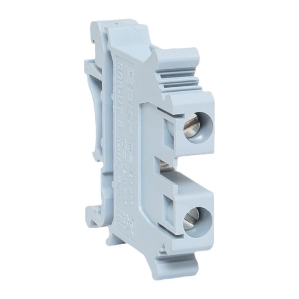 Клемма проходная винтовая UT 6 мм2 серая EKF