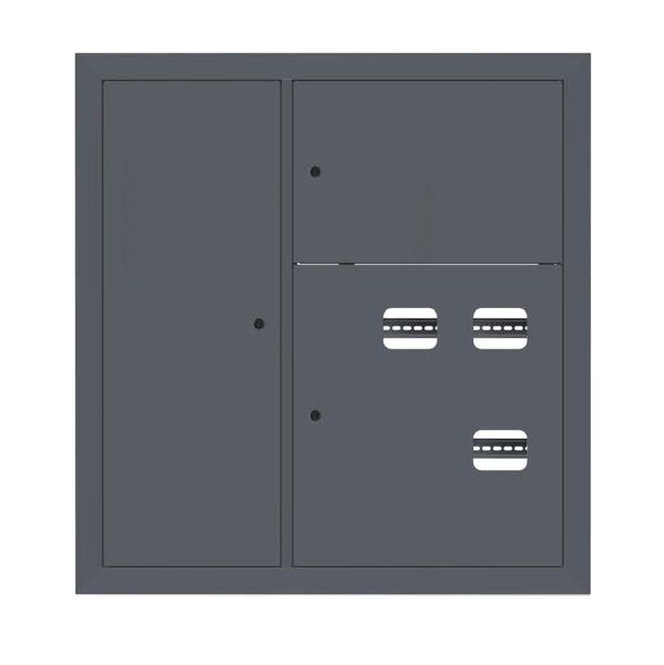 Щит этажный 3 кв. слаботочка слева RAL7016 (1000x950x150) EKF PROxima
