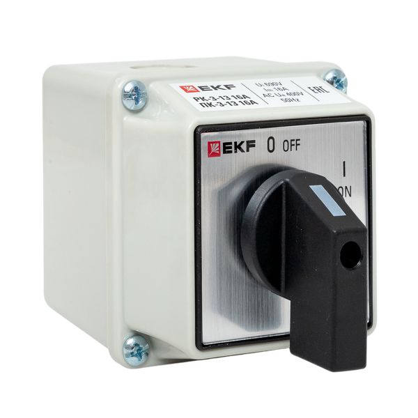 Переключатель кулачковый ПК-3-13 16А 3P "ВКЛ-ВЫКЛ" IP65 EKF PROxima