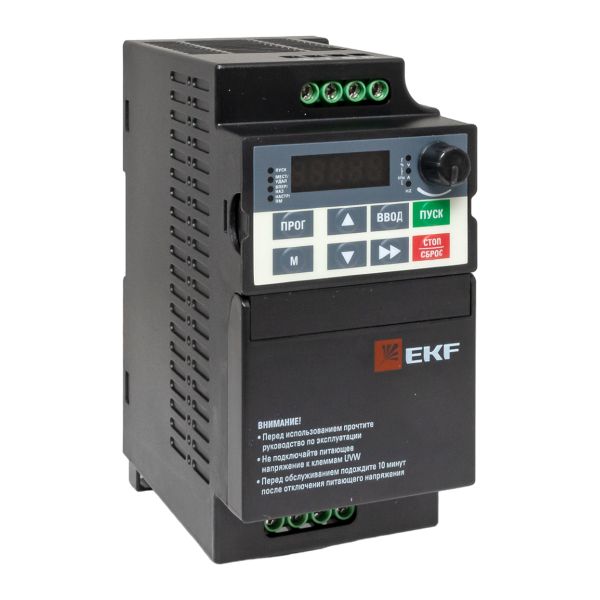 Преобразователь частоты 0,75 кВт 1x230В VECTOR-80 EKF Basic