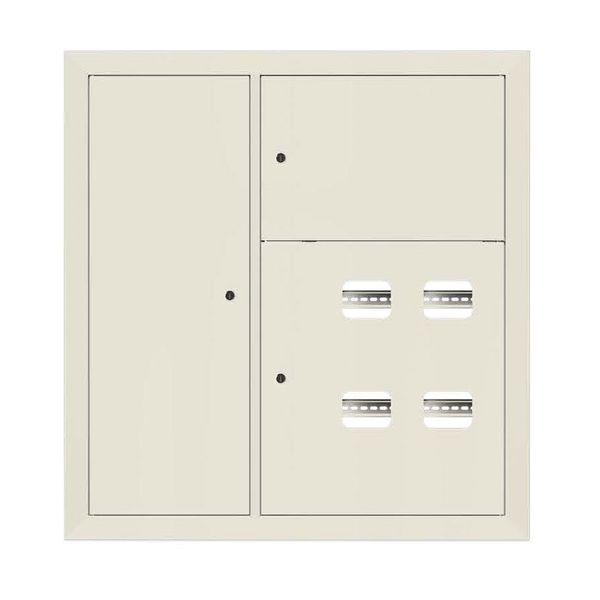Щит этажный 4 кв. слаботочка слева RAL9002 (1000x950x150) EKF PROxima