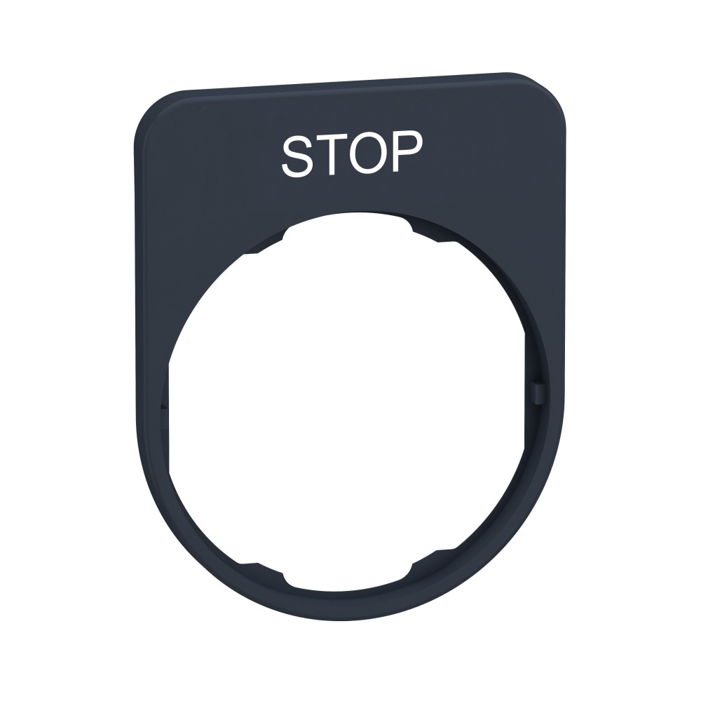 ДЕРЖАТЕЛЬ МАРКИРОВКИ ЗАПОДЛИЦО "STOP" ГРАВ
