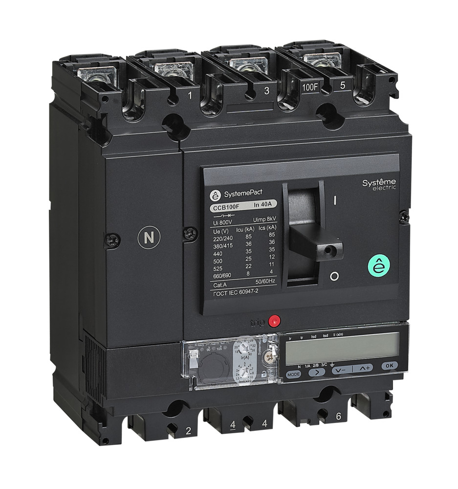 АВТ.ВЫКЛ SYSTEMEPACT CCB250 36KA 4P4D S5.2E 250A РЫЧАГ