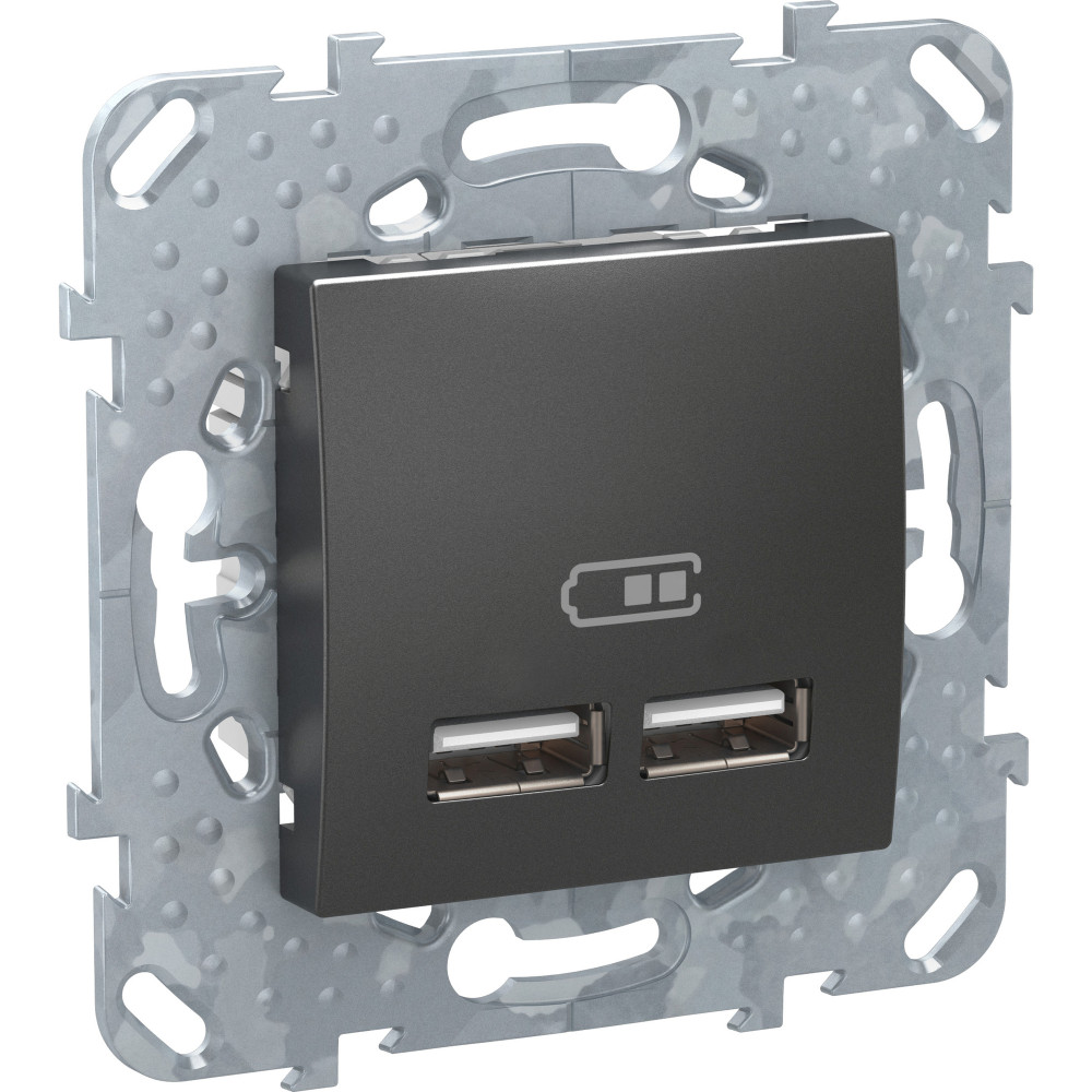 2 USB зарядное устройство 2.1А, граф