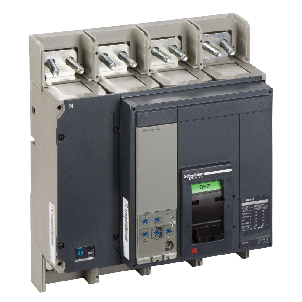 ВЫКЛЮЧАТЕЛЬ NS800 N 4P+MICR5.0 В СБОРЕ