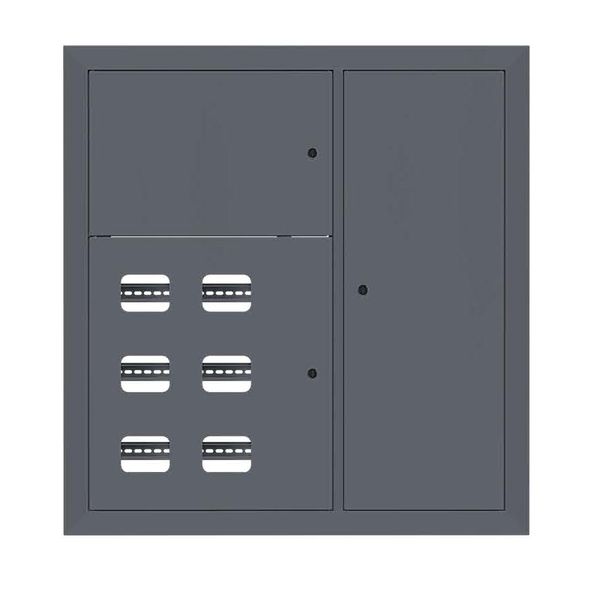 Щит этажный 6 кв. RAL7024 (1000x950x150) EKF PROxima