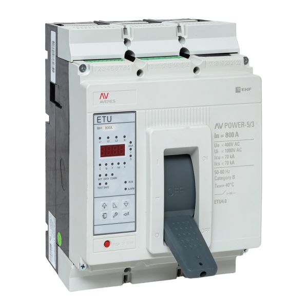 Автоматический выключатель AV POWER-5/3 800А 70kA ETU4.0 EKF AVERES