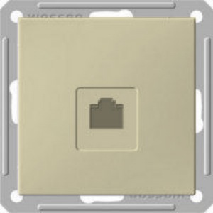W59 РОЗЕТКА компьютерная RJ45 кат.5Е, механизм, СЛОНОВАЯ КОСТЬ