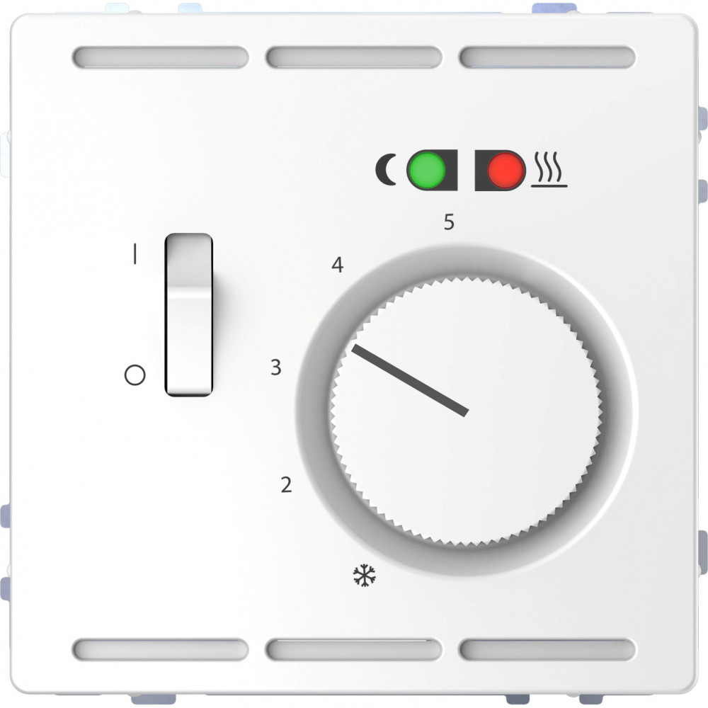 MERTEN D-Life ТЕРМОРЕГУЛ. ТЕПЛ. ПОЛА с центр.пл.с выкл. +4м 230В, БЕЛ. ЛОТОС, SD
