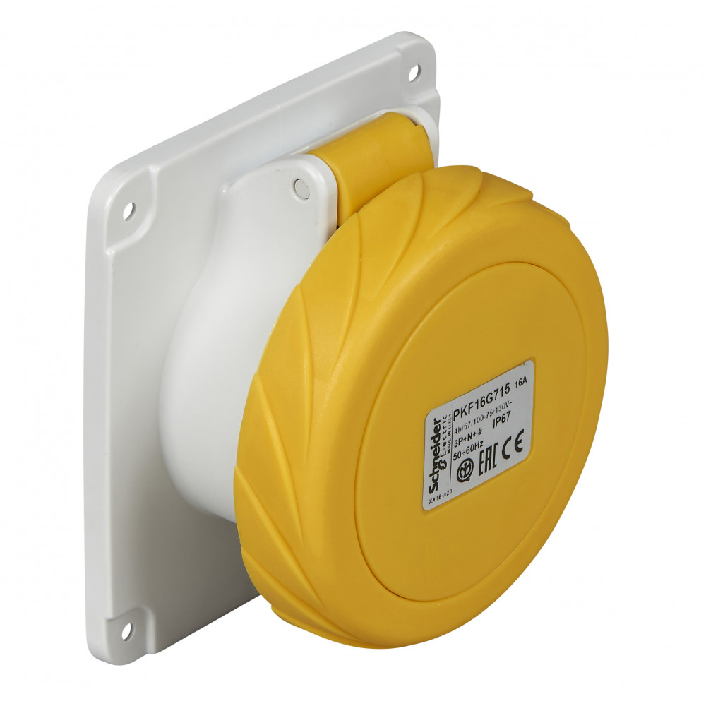 ПАНЕЛ РОЗ ВИНТ 16А 2P-E 100-130  IP67