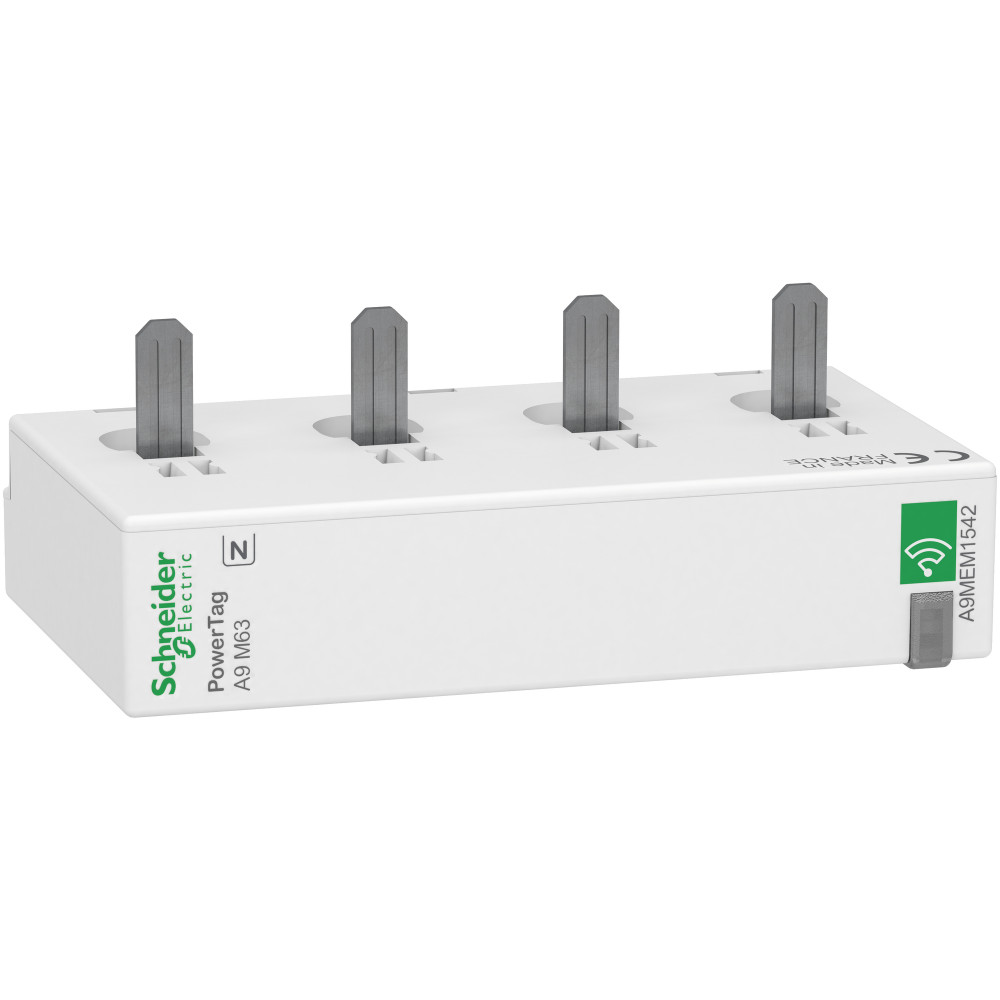 БЕСПРОВОДНЫЙ ДАТЧИК ACTI9 POWERTAG 63А 3P+N / 4P НИЖЕ АППАРАТА =S=
