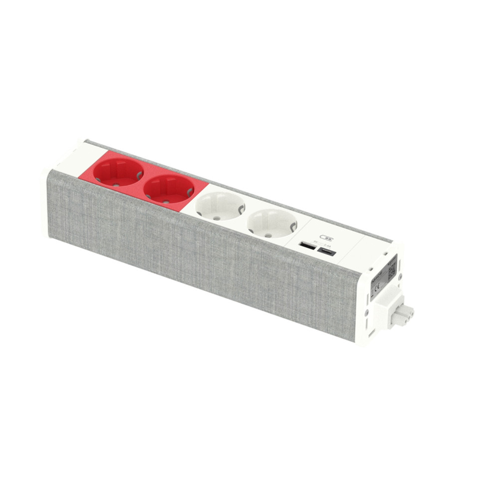 US+Блок 2хРозБЕЛ+2хРозКР+USB A/C БЕЛ/СЕР