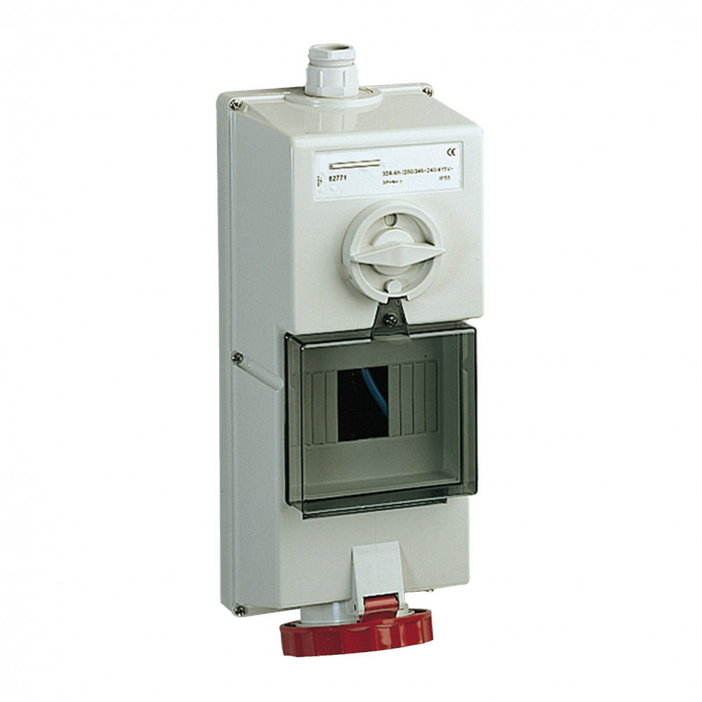 НАСТ РОЗ С КОР ISOBLOCK 32A 4P 400V IP65