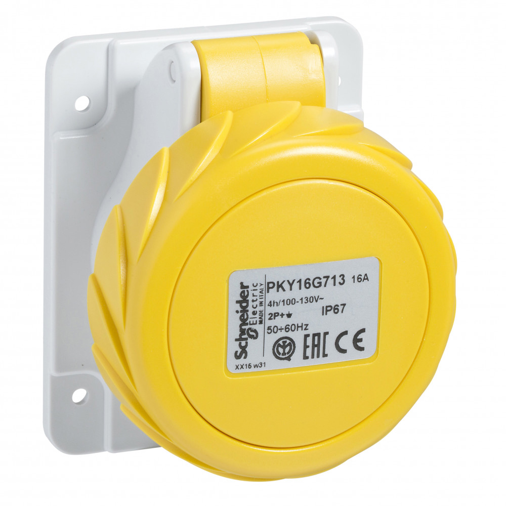 ПАНЕЛ РОЗ БСТР 16А 3P-E 100-130 IP67