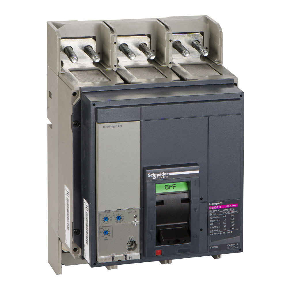 ВЫКЛЮЧАТЕЛЬ NS800 H 3P+ MICR 2.0 В СБОРЕ