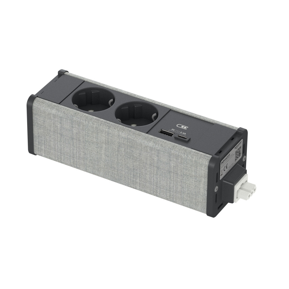 US+ Блок 2хРоз. 2К+З и USB A/C АНТР/СЕР