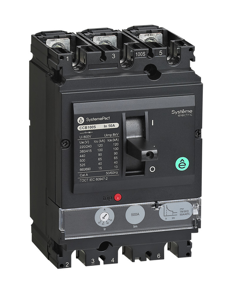 АВТ.ВЫКЛ SYSTEMEPACT CCB160 150KA 3P3D TMD160 РЫЧАГ