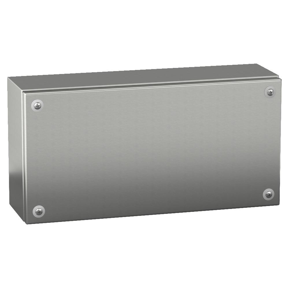 КЛЕММНАЯ КОРОБКА ЦЕЛЬНОМЕТАЛЛИЧЕСКАЯ IP66 SBX 200x400x120 НЕРЖАВЕЮЩАЯ СТАЛЬ