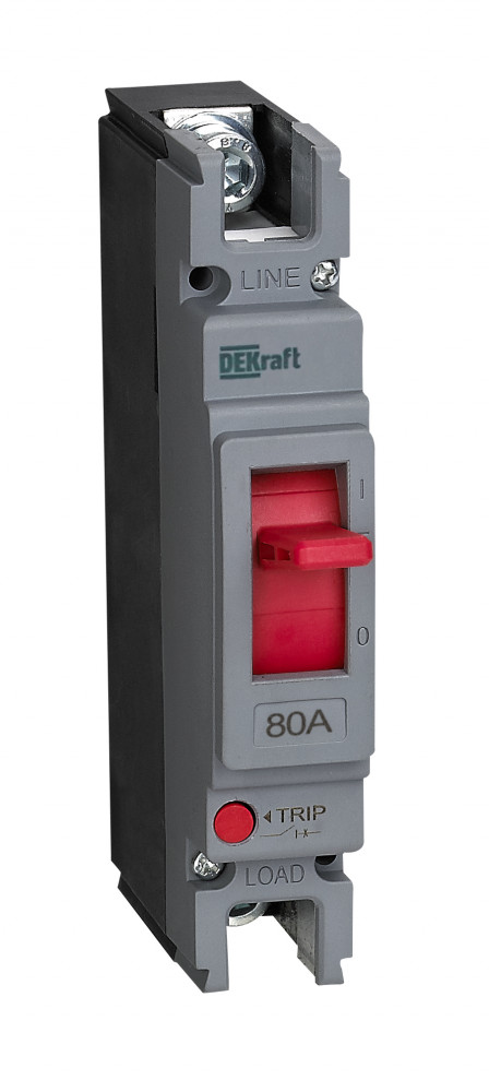 Силовой автоматический выключатель 1P 80A 20кА ВА-301