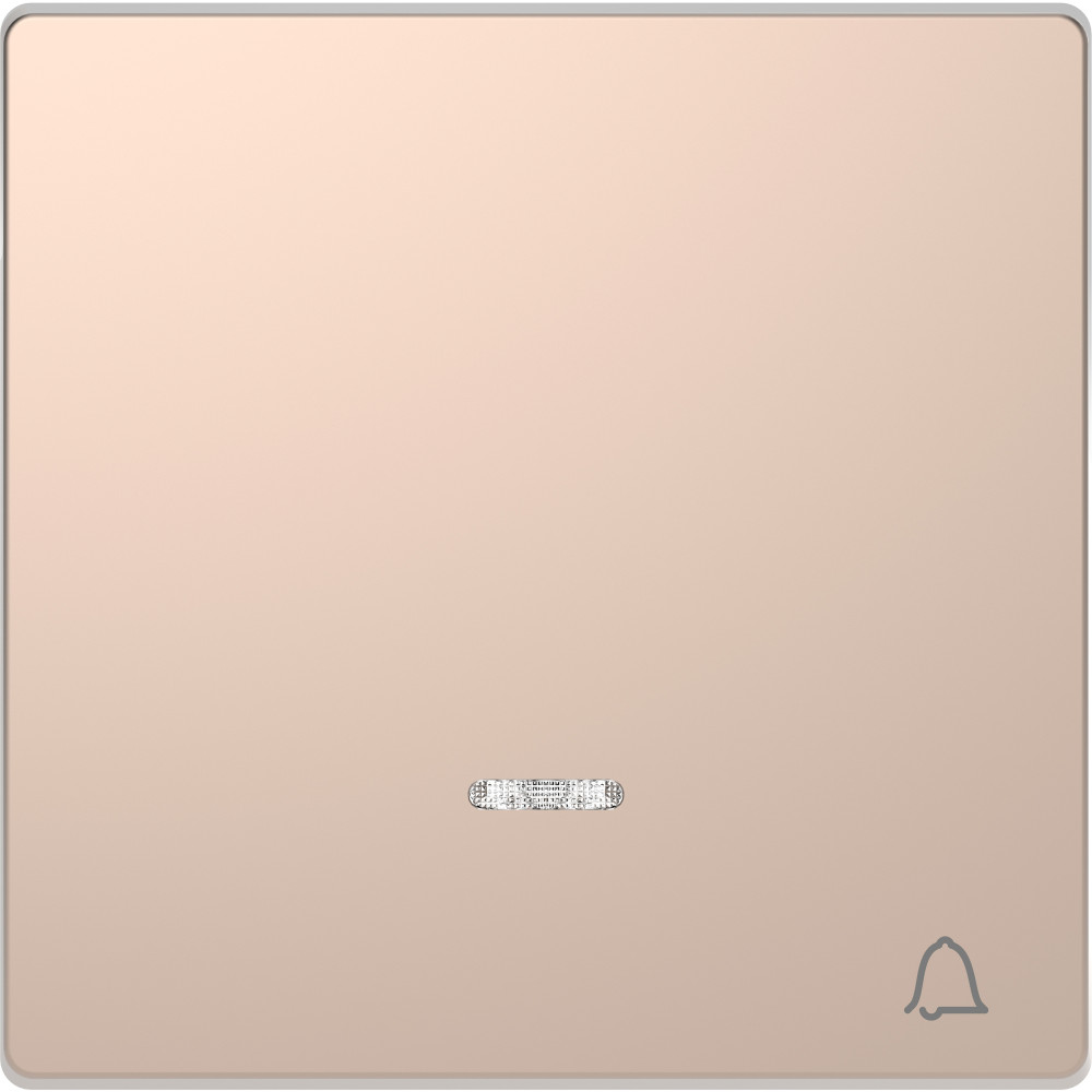 MERTEN D-Life КЛАВИША с линзой для LED модуля, сим. звонок, ШАМПАНЬ