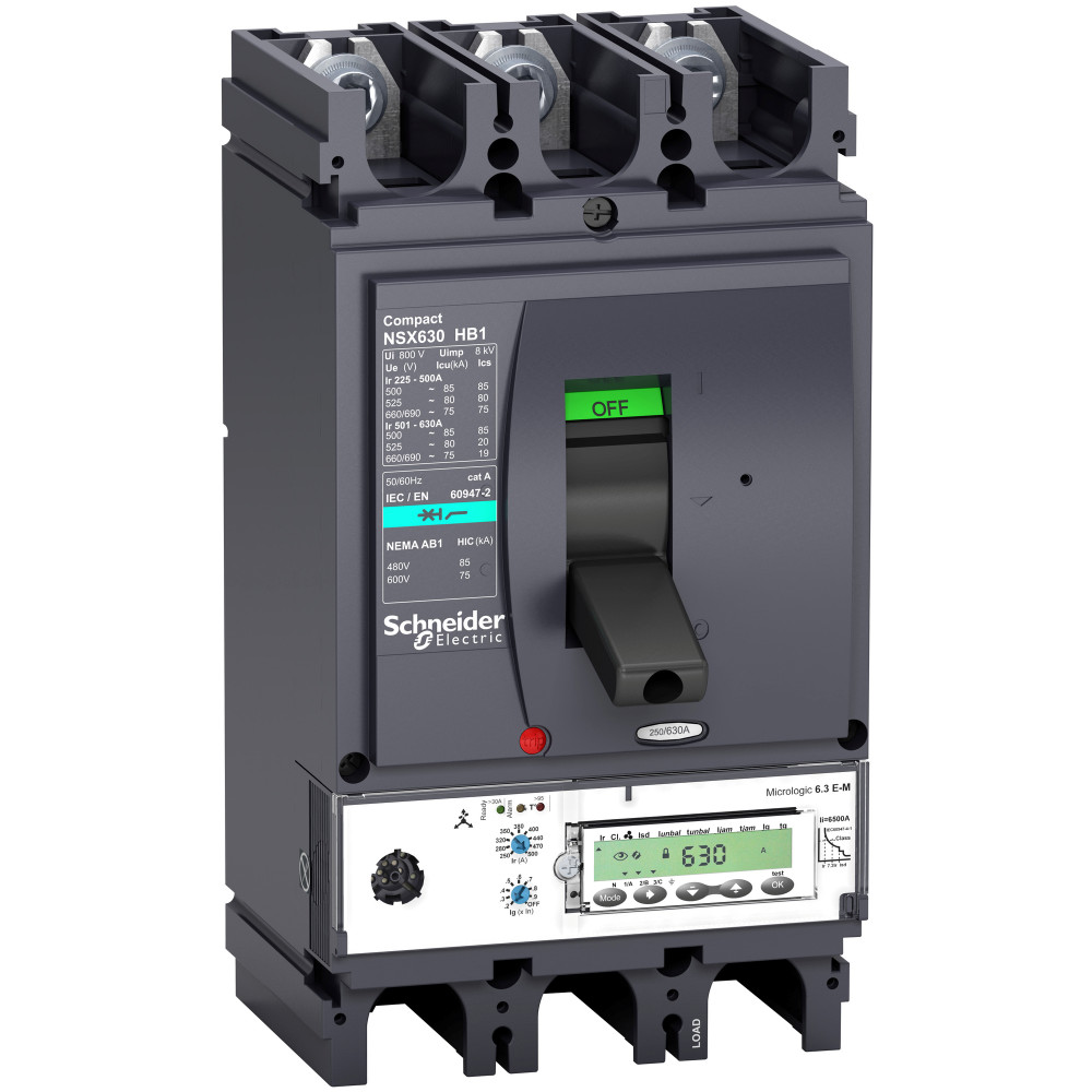 3П АВТ.ВЫК MIC6.3E-M 500A NSX630HB1 690B