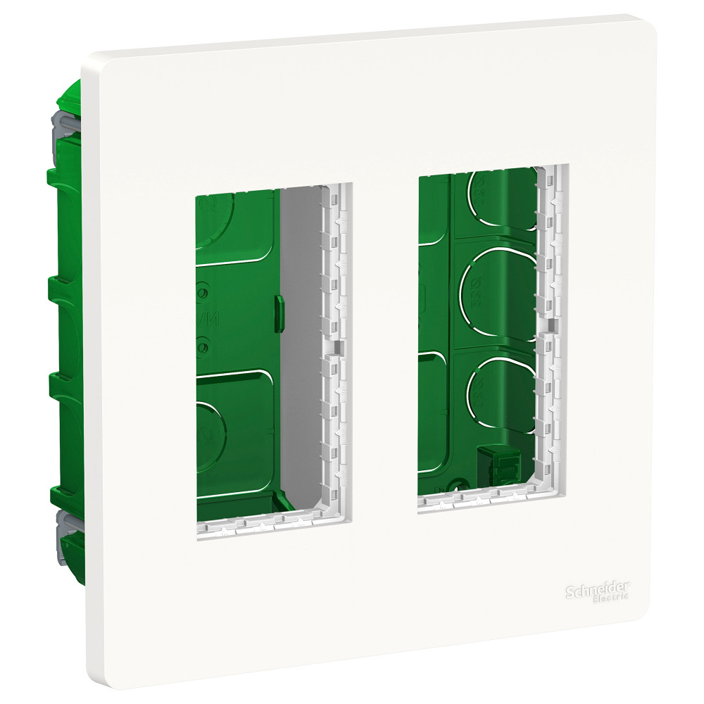 UNICA SYSTEM+ БЛОК скрытой установки 2х2 белый