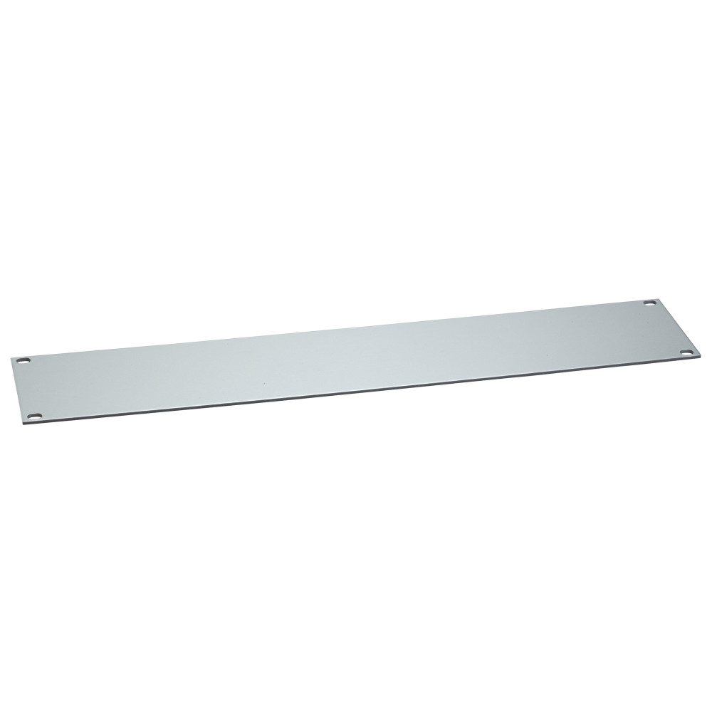 Панель-заглушка алюминий 19" 2U RAL7035