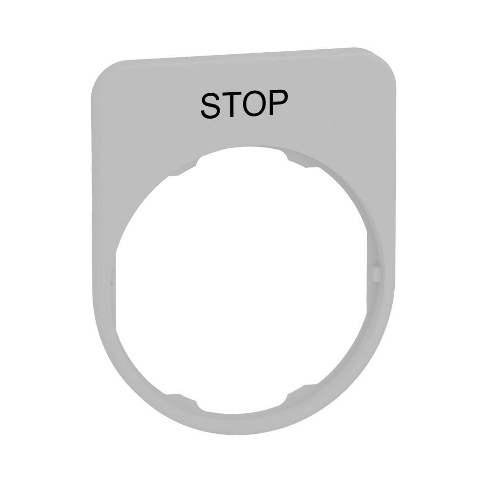 ДЕРЖАТЕЛЬ МАРК ЗАПОДЛИЦО "STOP" ГРАВ, C1