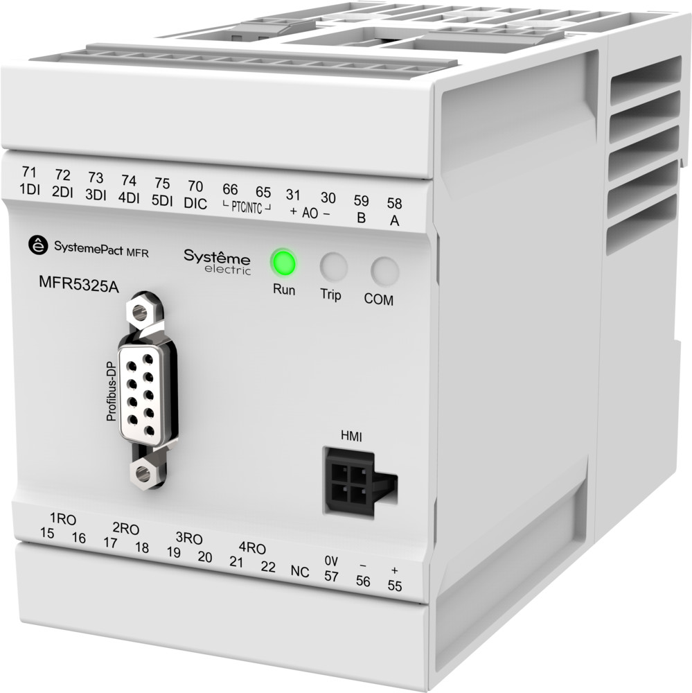 РЕЛЕ MFR530 PROFIBUS-DP + MODBUS-RTU 25-100A ТТ Ø18ММ 80-270В AC/DC