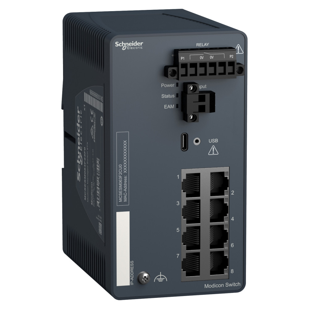 Коммутатор управляемый Modicon, 8TX